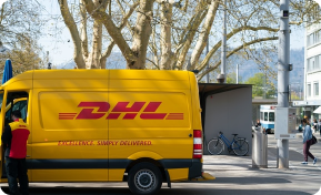 DHL Delivery Van